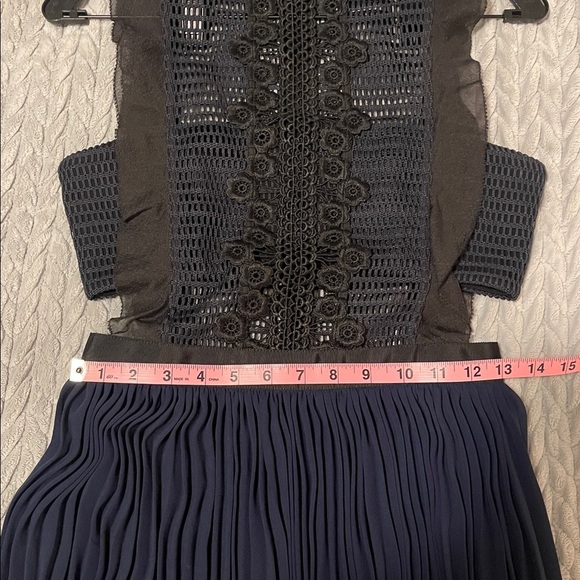 Self-Portrait Navy Lace Midi Dress - Picture 11 of 11